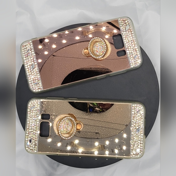 BUNDLE- Luxury Crystal Rhinestone Soft TPU Rubber Bumper Samsung Galaxy S8+ Case - Picture 4 of 5